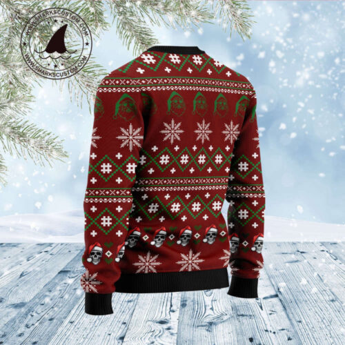 Santa Skull D1011 Ugly Christmas Sweater – Perfect Festive Gift Noel Malalan – Christmas Signature