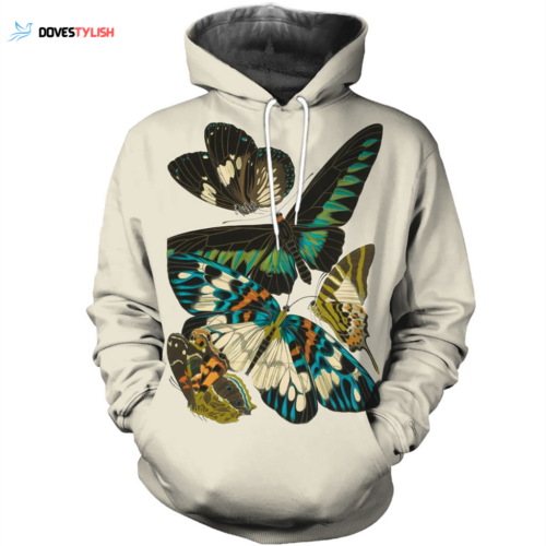 Shop Butterfly Tribal 3D All Over Printed Clothes – Animals Collection