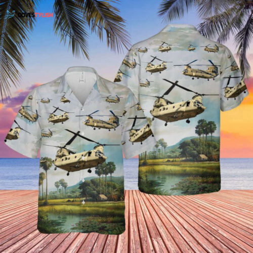 United States Army Huey Helicopter Hawaiian Shirt: Show Your Patriotism with Style
