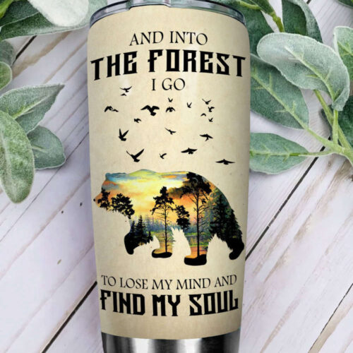 Soul-Searching Hiking: Personalized Stainless Steel Tumbler