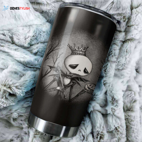 Spooky & Festive Nightmare Before Christmas Tumbler: A Must-Have for Movie Fans