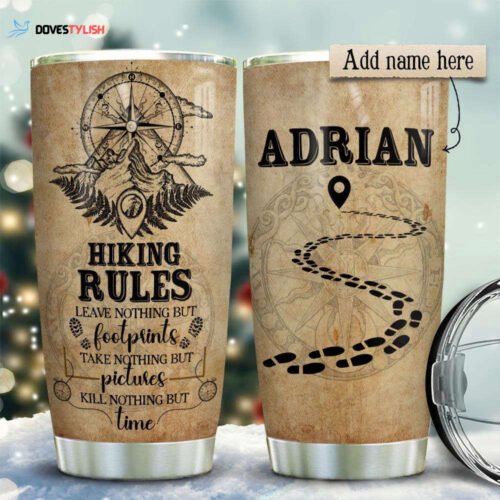 Stay Hydrated on Your Hiking Adventure with Personalized Stainless Steel Tumbler