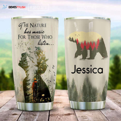 Hiking Faith Personalized Stainless Steel Tumbler: Customizable & Durable Outdoor Drinkware