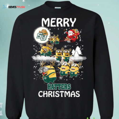 Dartmouth Big Green Minion Santa Claus Sweatshirt – Festive Sleigh Design for Christmas
