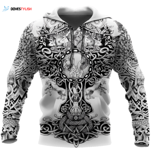 Stunning 3D All Over Printed Mystic Viking Armor – Unleash Your Inner Warrior!