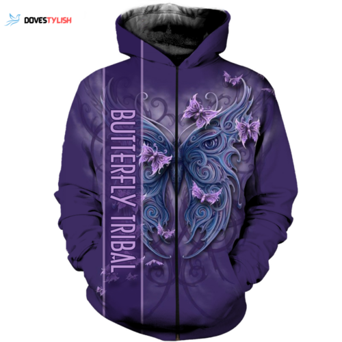 Stylish Butterfly Tribal 3D All Over Printed Clothes  – Shop Now!