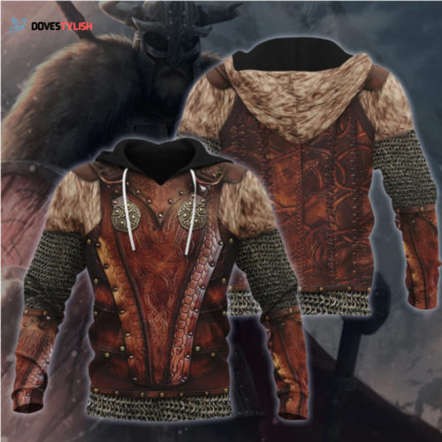 Stylish Viking Armor Shirts – 3D All Over Printed Designs