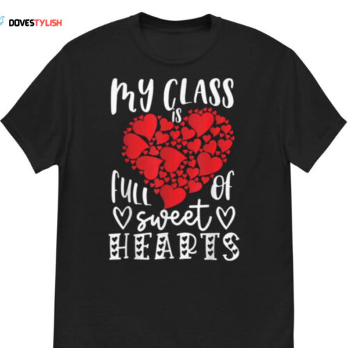 Sweet Heart Teacher Valentine T-Shirt – Big Heart Design for a Full Class
