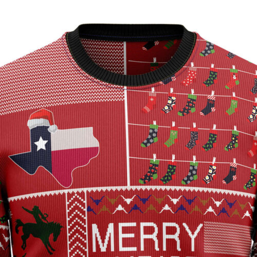 Texas Merry Christmas T2110 Ugly Sweater – Perfect Holiday Gift Noel Malalan Signature