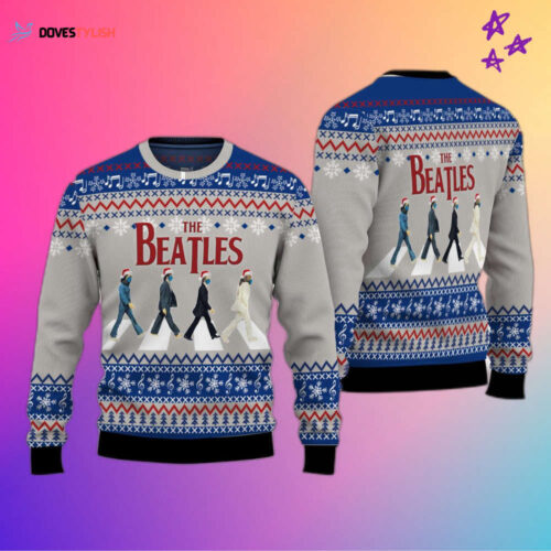 The Beatles On Christmas Day Ugly Sweater: Festive Music Inspired Attire