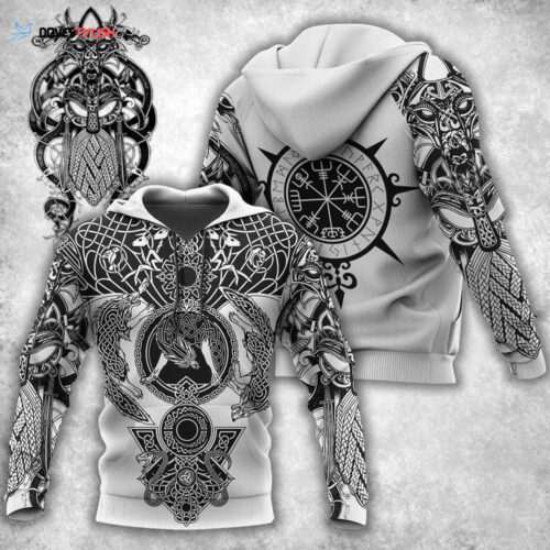Ragnar Lothbrok Valknut Pullover – Authentic Viking Style for Men