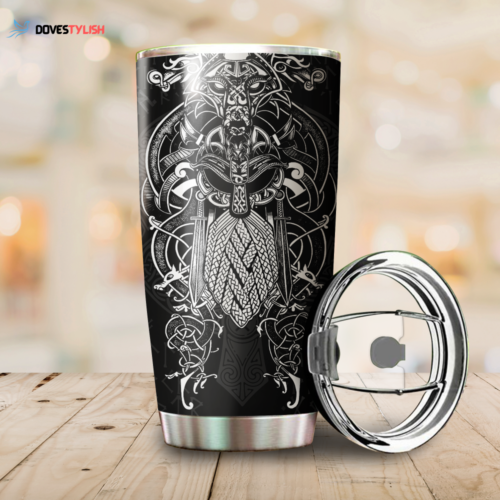 Custom Viking Stainless Steel Tumbler – Personalized Drinkware for All!