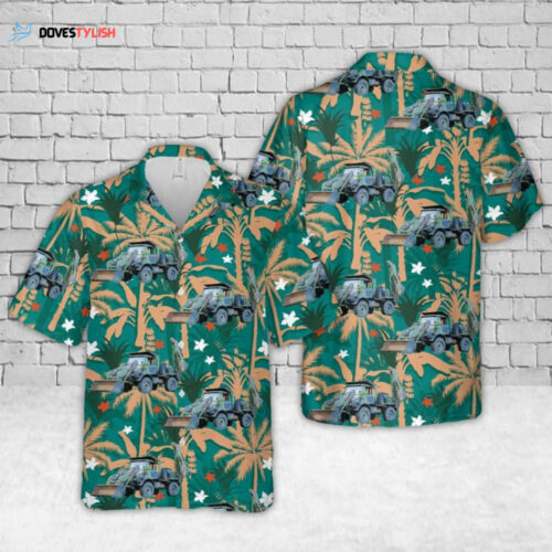 US Army Bell UH-1V Hawaiian Shirt – Authentic Military Style for a Unique Look!