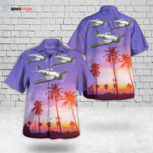 US Army Pilatus PC-6B2-H2 Turbo Porter Hawaiian Shirt: Military-Inspired Style with Island Flair