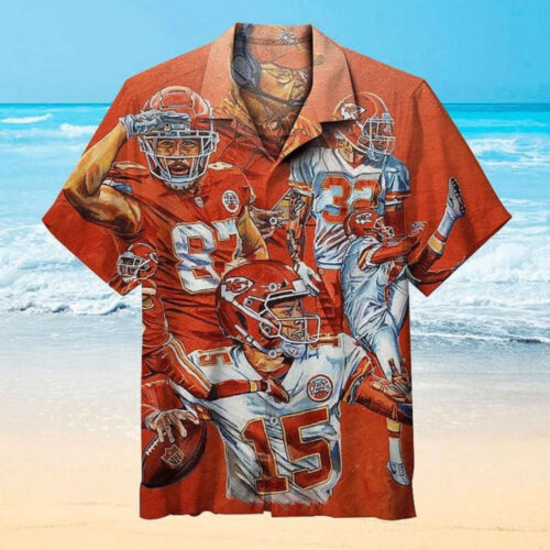 NFL Kansas City Chiefs Legends Hawaiian Shirt V2 Men & Women Aloha Shirt