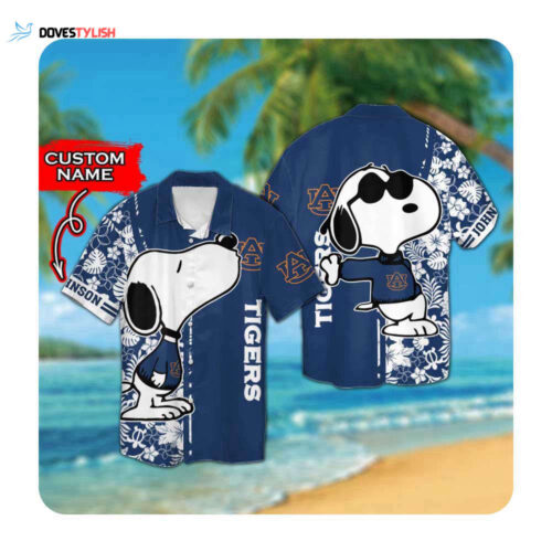 Clemson Tigers Snoopy Autumn Hawaiian Shirt Set – Perfect for Men Women & Kids