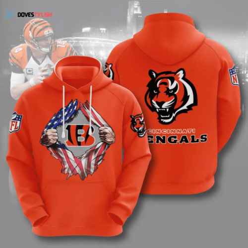 Cincinnati Bengals NFL All Over Print Hoodie – USA Sports 3D AOP Shirt