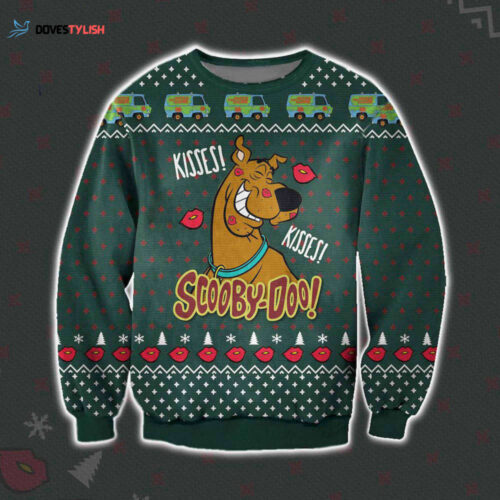 Disney Scooby Doo Kisses Ugly Christmas Sweater – Festive & Fun Holiday Apparel