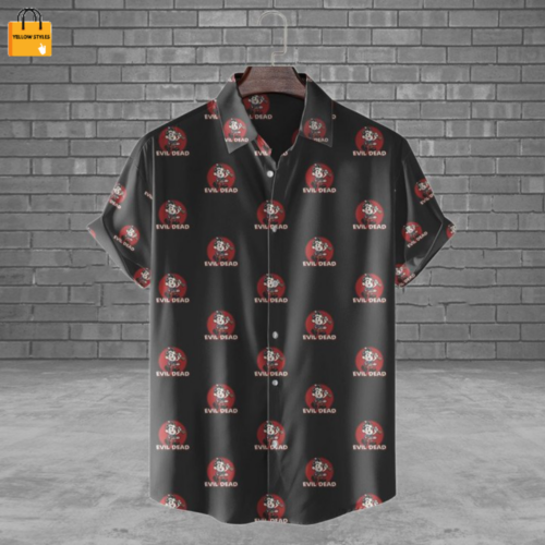 Evil Dead Black Horror Movie Hawaiian Shirt