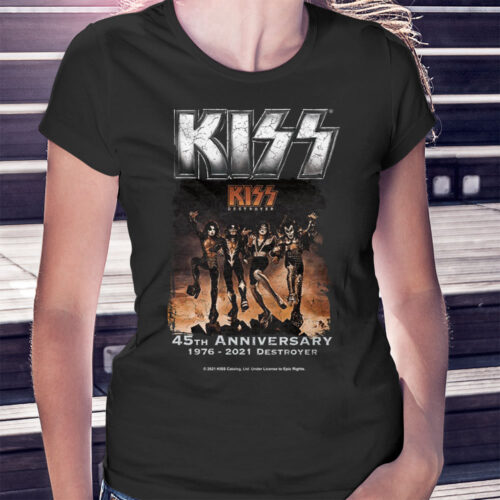 Fan Art Kiss Rock Band Destroyer 45th Anniversary 19762021 Shirt Hoodie