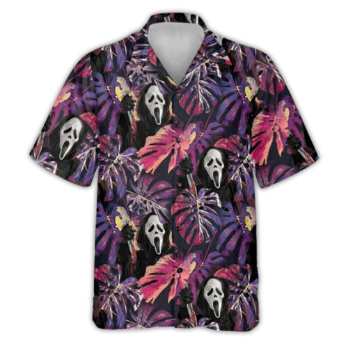 Halloween Ghostface Movies Tropical Style – Hawaiian Shirt