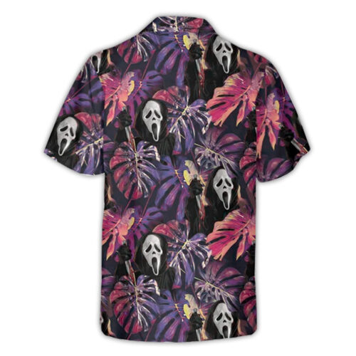 Halloween Ghostface Movies Tropical Style – Hawaiian Shirt