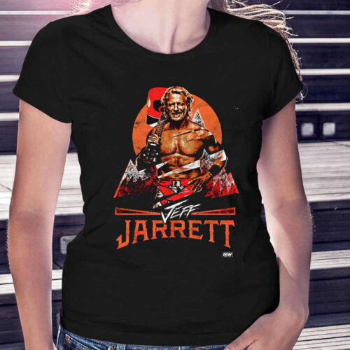 Jeff Jarrett T-shirt: Feel the Music with Music To My Ears Design