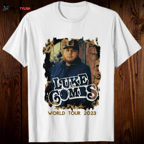 Luke Combs World Tour 2023 Shirt – Country Music Concert Tee for The Bootleggers Fans