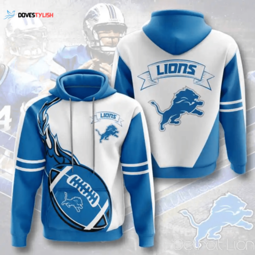 NFL Detroit Lions 3D All Over Print Hoodie – USA Sport Shirt