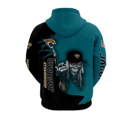 NFL Jacksonville Jaguars Halloween Iron Maiden Hoodie – AOP Shirt