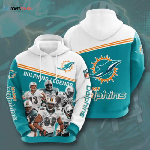 NFL Miami Dolphins All Over Print Hoodie – USA Sports 3D AOP Shirt