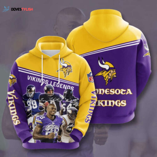 NFL Minnesota Vikings Legends Pullover Hoodie: Show Your Team Pride!
