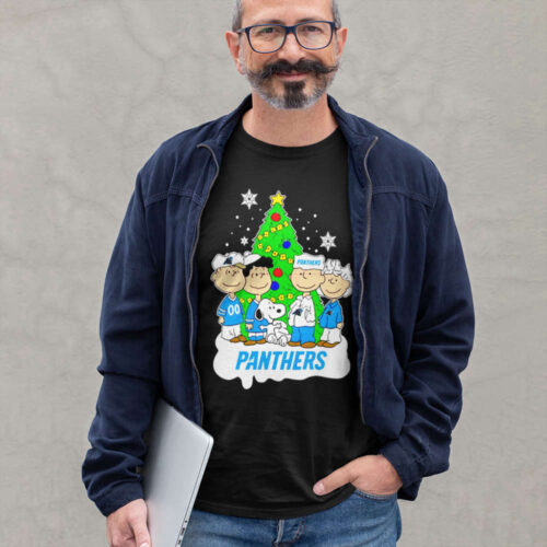 NFL Snoopy Peanuts Carolina Panthers Christmas Shirt – Perfect Gift