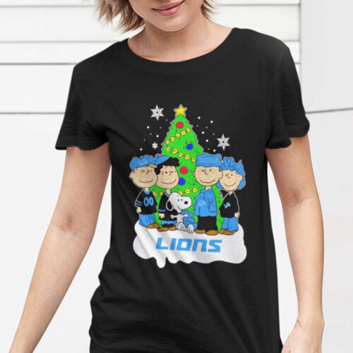 NFL Snoopy Peanuts Detroit Lions Christmas Shirt – Unique Gift Shirt