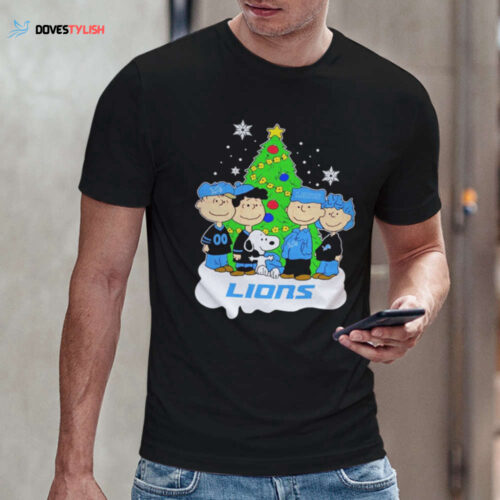 NFL Snoopy Peanuts Detroit Lions Christmas Shirt – Unique Gift Shirt