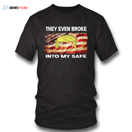 Secure Your Style with Trump American Flag Shirt: Sweatshirt Tank Top Ladies Tee