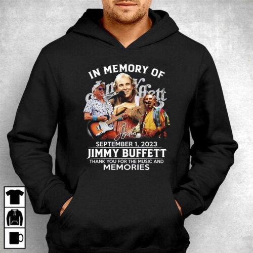 September 1 2023 Jimmy Buffett Tribute T-Shirt: Thank You for the Music and Memories