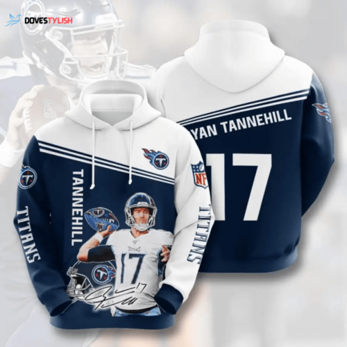 Shop the Best Tennessee Titans Ryan Tannehill 3D AOP Hoodie – NFL Football Gear
