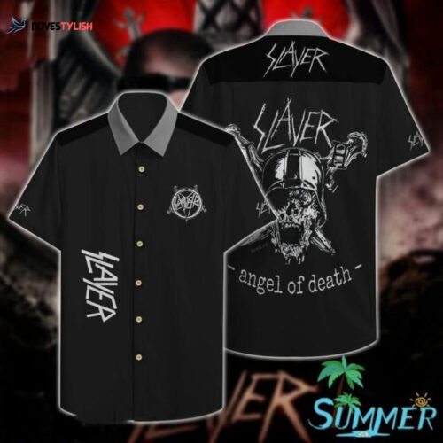 Slayer Rock Band Music Angel of Death Hawaiian Shirt – Unique & Stylish Metal Merch