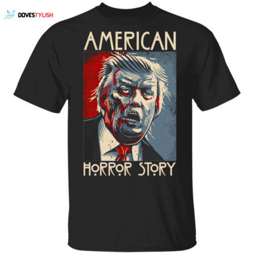 Spooky Trump American Horror Story Halloween T-Shirt: Unleash the Fear!