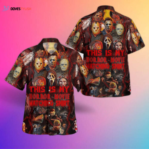 Horror Hawaiian Shirt Scariest Horror Movie Villains Hawaii Tshirt Cool Amazing Horror Aloha Shirt