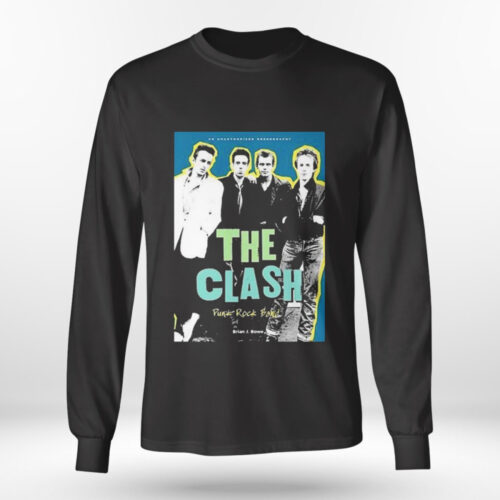 Vintage Rock Band The Clash Shirt Longsleeve T-shirt