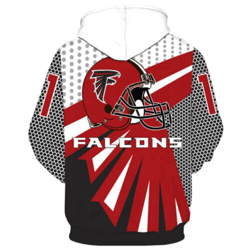 Atlanta Falcons 3D Hoodie: Official NFL Football Sweatshirt Jacket