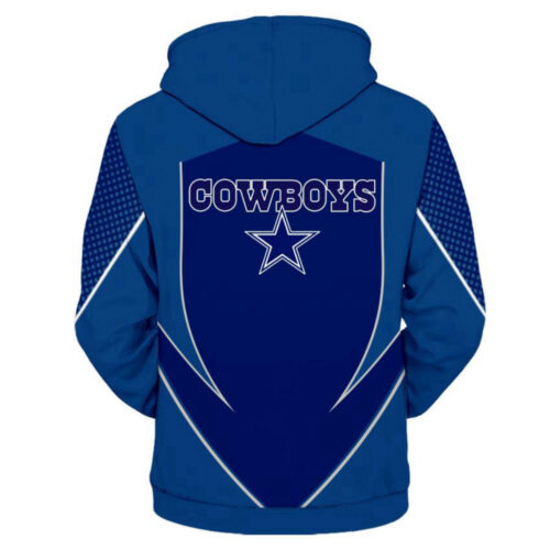 Custom Dallas Cowboys 3D Hoodie Sweatshirt – New Design NFL Football Jacket