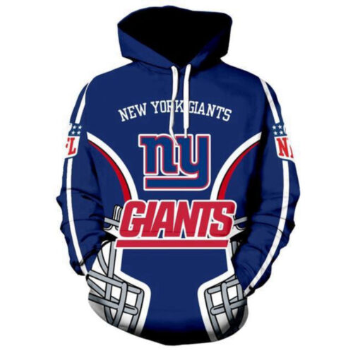 NFL New York Giants Zip Up Hoodie: Stylish Sweatshirt Jacket for Diehard Fans