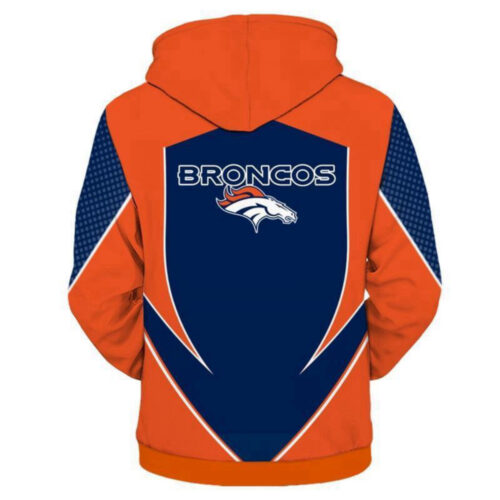 Stylish Denver Broncos 3D Hoodies: New Design Sweatshirt Pullover