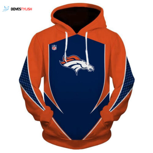Stylish Denver Broncos 3D Hoodies: New Design Sweatshirt Pullover