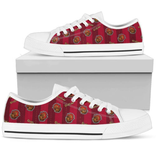 Harry Potter Gryffindor Low Top Shoes Custom Pattern Movies Sneakers