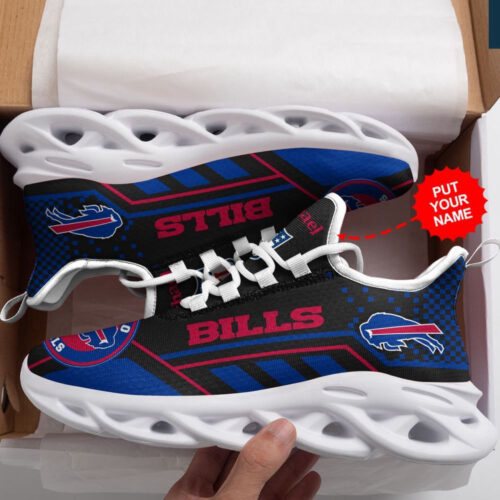 Buffalo Bills Custom Name Tie Dye Max Soul Sneaker Shoes For Fans
