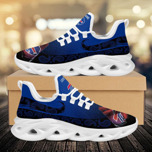 Buffalo Bills Custom Name Sport Max Soul Sneaker Shoes For Fans